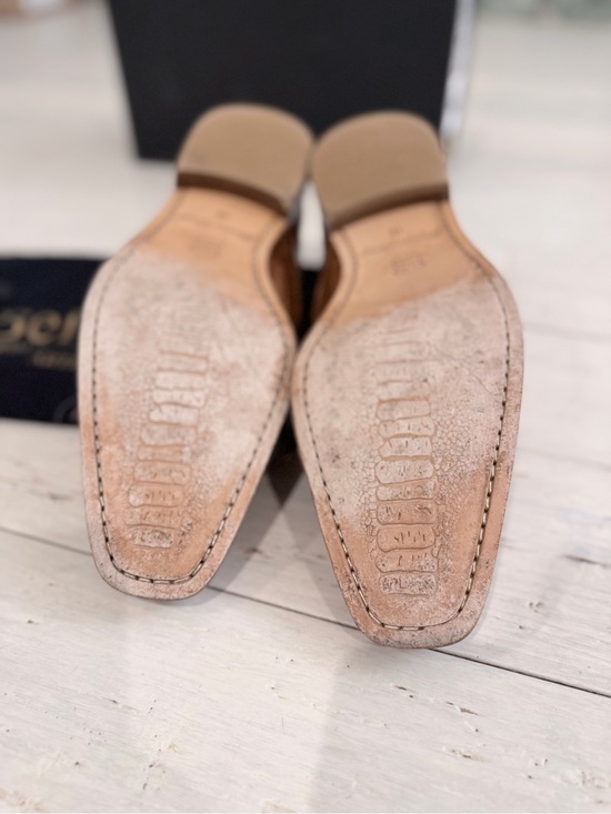 Belvedere Men\'s Tan Croc-Embossed Leather Derby Shoes main image 10